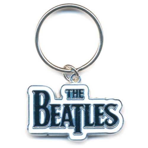 BEATLES / ビートルズ / KEYRING, DROP T LOGO (BLACK)