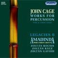AMADINDA PERCUSSION GROUP / アマディンダ・パーカッション・グループ / ジョン・ケージ: 打楽器のための作品全集 第4巻 (1940~1956) / CAGE: WORKS FOR PERCUSSION