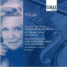 CAMILLA WICKS / カミラ・ウィックス / BRUSTAD/WALTON;VIOLIN CONCERTOS