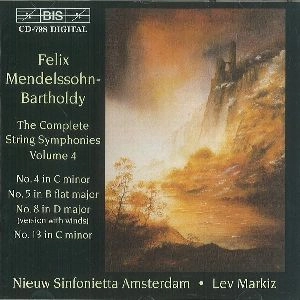 LEV MARKIZ / レフ・マルキス / MENDELSSOHN:STRING SYMPHONIES VOL4-4/5/8/