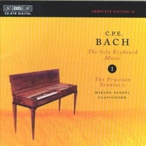 MIKLOS SPANYI / ミクローシュ・シュパーニ / C.P.E.BACH:SOLO KEYBOARD MUSIC-PRUSSIAN SO