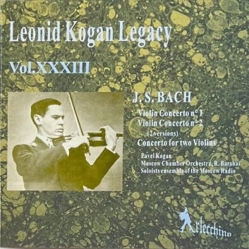 LEONID KOGAN / レオニード・コーガン / BACH:VIOLIN CONCERTOS NOS.1&2
