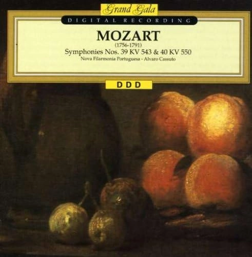 ALVARO CASSUTO / アルヴァロ・カッスート / MOZART:SYMPHONIES 39&40