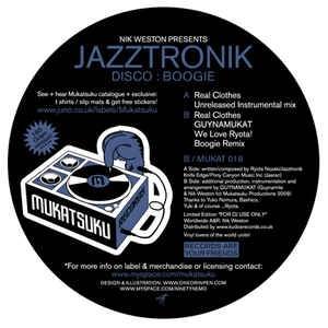 JAZZTRONIK / ジャズトロニック / DISCO BOOGIE