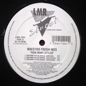 MAESTRO FRESH-WES / HOW MANY STYLES