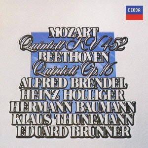 ALFRED BRENDEL / アルフレート・ブレンデル / ベートーヴェン&モーツァルト:ピアノと管楽器のための五重奏曲