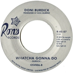 DONI BURDICK  / ドニ・バーディック / CANDLE (IN THE WINDOW) + WHATCHA GONNA DO