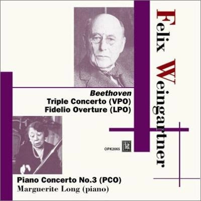 FELIX WEINGARTNER / フェリックス・ワインガルトナー / BEETHOVEN:TRIPLE CON/PF CON3/FIDELIO OVT