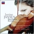 JANINE JANSEN / ジャニーヌ・ヤンセン / BEETHOVEN/BRITTEN:VIOLIN CONCERTO