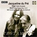 JACQUELINE DU PRE / ジャクリーヌ・デュ・プレ / ELGAR:CELLO CONCERTO
