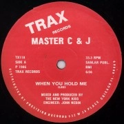 MASTER C & J / WHEN YOU HOLD ME