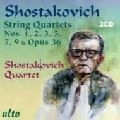 SHOSTAKOVICH QUARTET / ショスタコーヴィチ弦楽四重奏団  / "SHOSTAKOVICH: STRING QUARTETS NO.1,2,3,5,7"