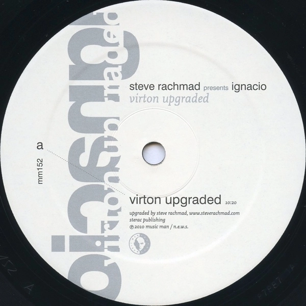 STEVE RACHMAD PRESENTS IGNACIO    / VIRTON UPGRADED (BEN KLOCK REMIX)