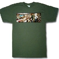 DJ SHADOW / DJシャドウ / DJ SHADOW ENDTRODUCING T-SHIRT GREEN XL