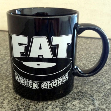FAT WRECK CHORDS OFFICIAL GOODS / FAT LOGO MUGCUP BLK