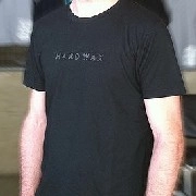 HARD WAX / T-SHIRT WASHED BLACK SIZE:S