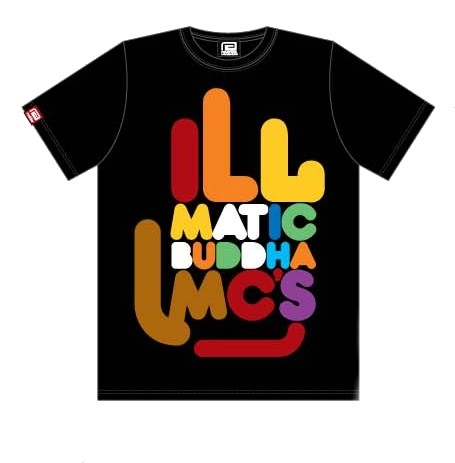 ILLMATIC BUDDHA MC'S / ILLMATIC BUDDHA MC'S NEW LOGO TEE B/XL