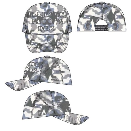 ILLMATIC BUDDHA MC'S / ILLMATIC BUDDHA MC'S MESH CAP GLAY-CAMO
