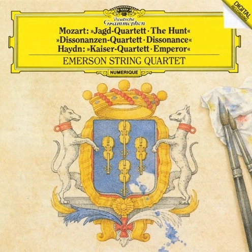 EMERSON STRING QUARTET / エマーソン弦楽四重奏団 / モーツァルト: 弦楽四重奏曲第17番「狩」& 第19番「不協和音」 / ハイドン: 弦楽四重奏曲第77番「皇帝」