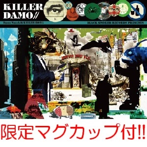 KILLER-BONG & Damo Suzuki / キラーボン & ダモ鈴木 / ＫＩＬＬＥＲＤＡＭＯ+マグカップ