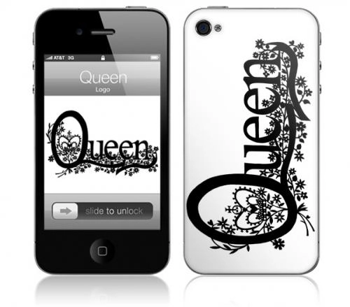 QUEEN / クイーン / LOGO(iPhone 4/iPhone 4S用 : MUSIC SKIN) 