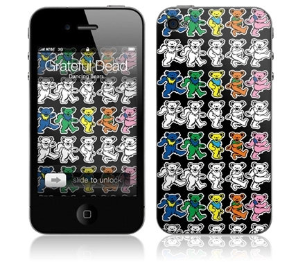 GRATEFUL DEAD / グレイトフル・デッド / DANCING BEARS(iPhone 4/iPhone 4S用 : MUSIC SKIN) 