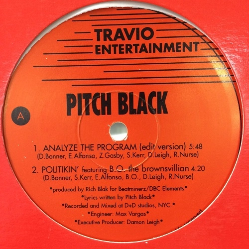 PITCH BLACK / ピッチブラック / ANALYZE THE PROGRAM