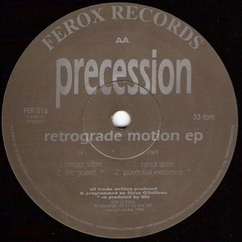 PRECESSION / RETROGRADE MOTION EP
