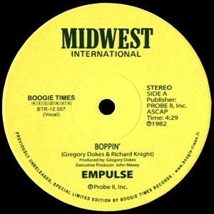 EMPULSE / エンパルス / BOPPIN' (VOCAL) + BOPPIN' (STUDIO VERSION)