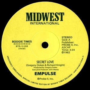 EMPULSE / エンパルス / SECRET LOVE (VOCAL) + SECRET LOVE (STUDIO
