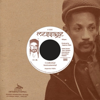 AUGUSTUS PABLO / オーガスタス・パブロ / CREDENTIAL INSTRUMENTAL / BLACK BLACK DUB