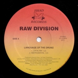 RAW DIVISION / LANGUAGE OF THE DRUMZ