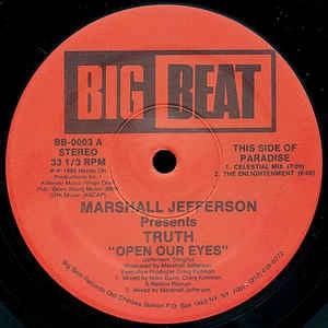 MARSHALL JEFFERSON / マーシャル・ジェファーソン / OPEN OUR EYES
