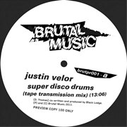 JUSTIN VELOR & BLACK LODGE  / SUPER DISCO DRUMS