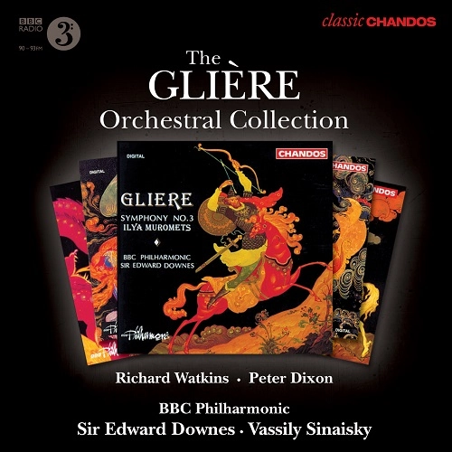 EDWARD DOWNES / エドワード・ダウンズ / GLIERE: ORCHESTRAL COLLECTION / SYMPHONIES 1-3, BRONZE HORSEMAN, ETC