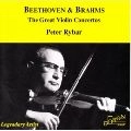 PETER RYBAR / ペーター・リバール / BEETHOVEN/BRAHMS:VIOLIN CONCERTO IN D