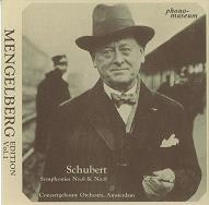 WILLEM MENGELBERG / ウィレム・メンゲルベルク / SCHUBERT:SYMPHONYNO.8 /NO.9