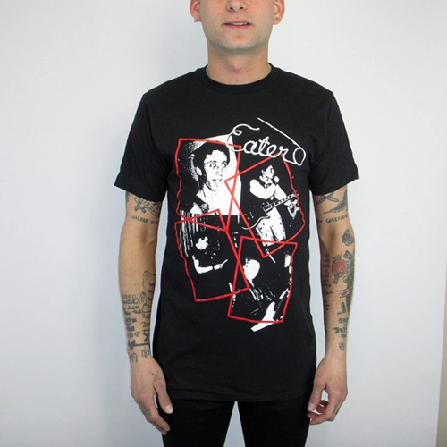 EATER (UK) / M/T-SHIRT/BLACK/SAFETY PIN