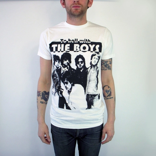 BOYS / ボーイズ / S/T-SHIRT/WHITE/TO HELL WITH THE BOYS