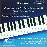 ANTHONY NEWMAN / アンソニー・ニューマン / BEETHOVEN:PIANO CONCERTO NO.1 C MAJOR