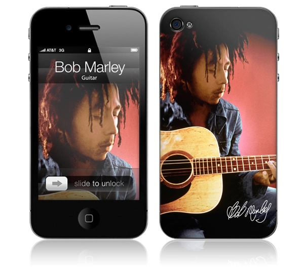 BOB MARLEY (& THE WAILERS) / ボブ･マーリー（･アンド･ザ･ウエイラーズ） / GUITAR(iPhone 4(16/32GB)用 : MUSIC SKIN) 