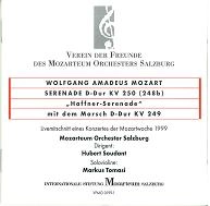 HUBERT SOUDANT / ユベール・スダーン / MOZART:HAFFNER-SERENADE