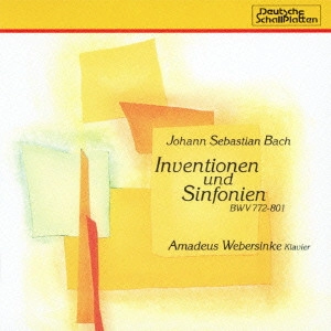 AMADEUS WEBERSINKE / アマデウス・ウェーバージンケ / バッハ:インヴェンションとシンフォニア