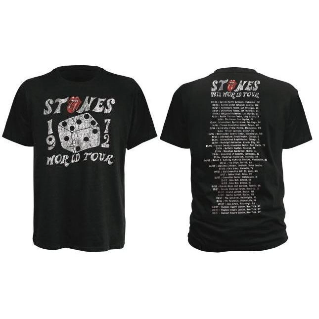 ROLLING STONES / ローリング・ストーンズ / DICE TOUR T-SHIRT(S) BLACK