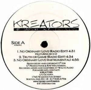 KREATORS / NO ORDINARY LOVE