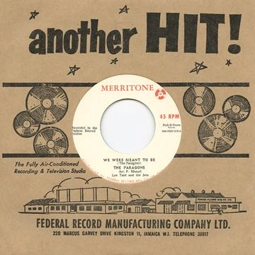 PARAGONS / パラゴンズ / ＷＥ　ＷＥＲＥ　ＭＥＡＮＴ　ＴＯ　ＢＥ