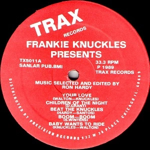 RON HARDY / ロン・ハーディー / FRANKIE KNUCKLES PRESENTS-MUSIC SELECTED AND EDIT BY RON HARDY