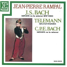 JEAN-PIERRE RAMPAL / ジャン=ピエール・ランパル / 無伴奏フルート・リサイタル