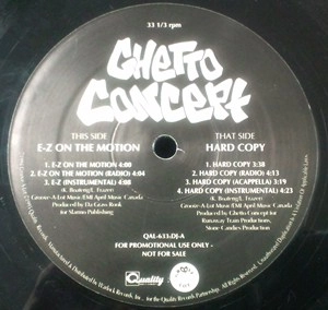 GHETTO CONCEPT / E-Z ON THE MOTION / HARD COPY