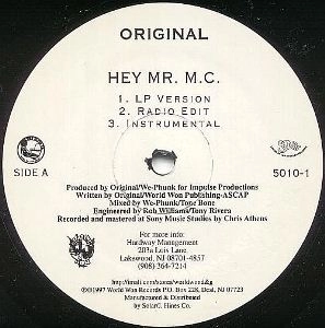 ORIGINAL / HEY MR. M.C.